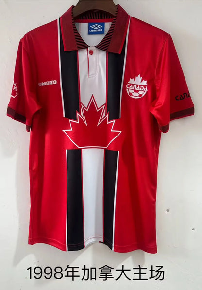 Retro Canada 1998 Home Football Jersey