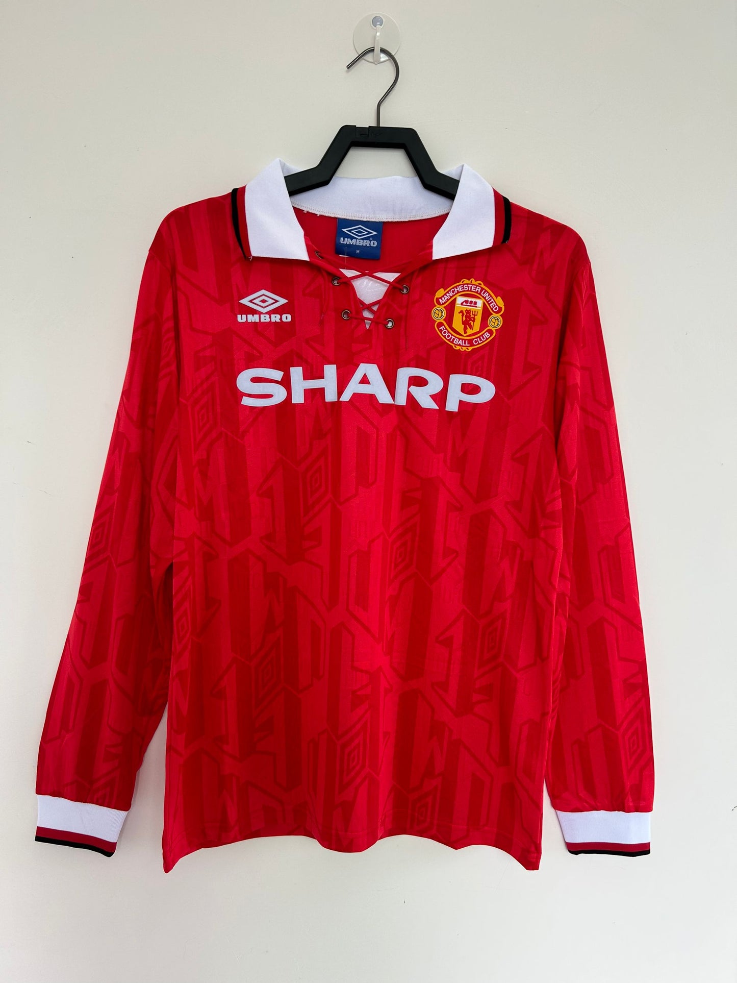 Retro Manchester united 1992 Home Football Jersey