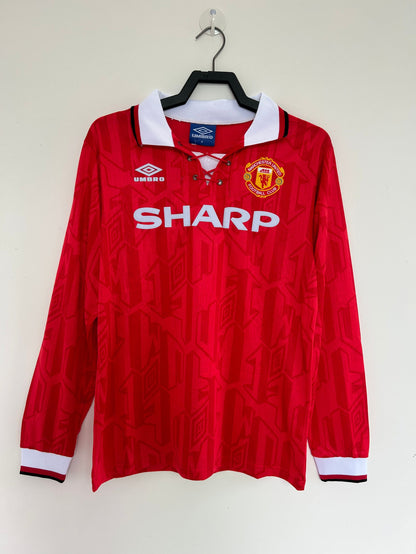 Retro Manchester united 1992 Home Football Jersey