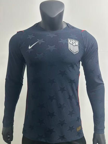 USA 2026/2027 Away Long Sleeve Football Jersey