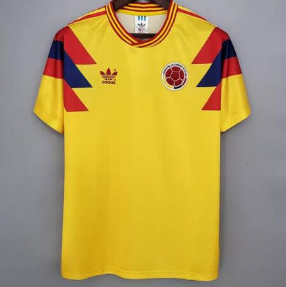 Retro Colombia 1990 Home Football Jersey