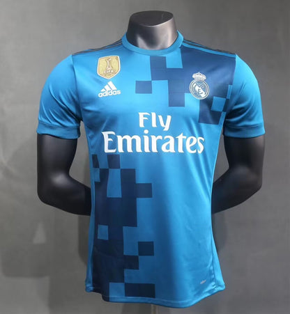 Retro Real Madrid 2017/2018 Third Player Version Football Jersey
