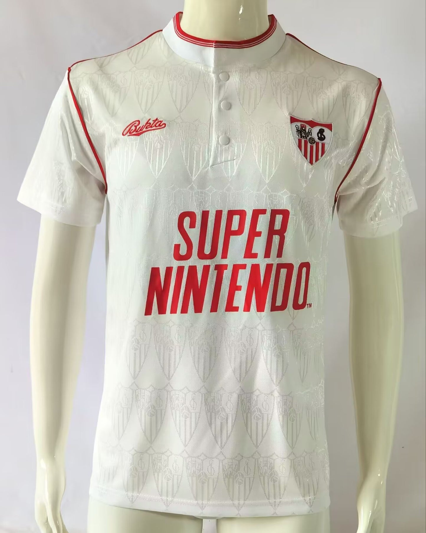 Retro Sevilla FC 1991/1992 Home Football Jersey