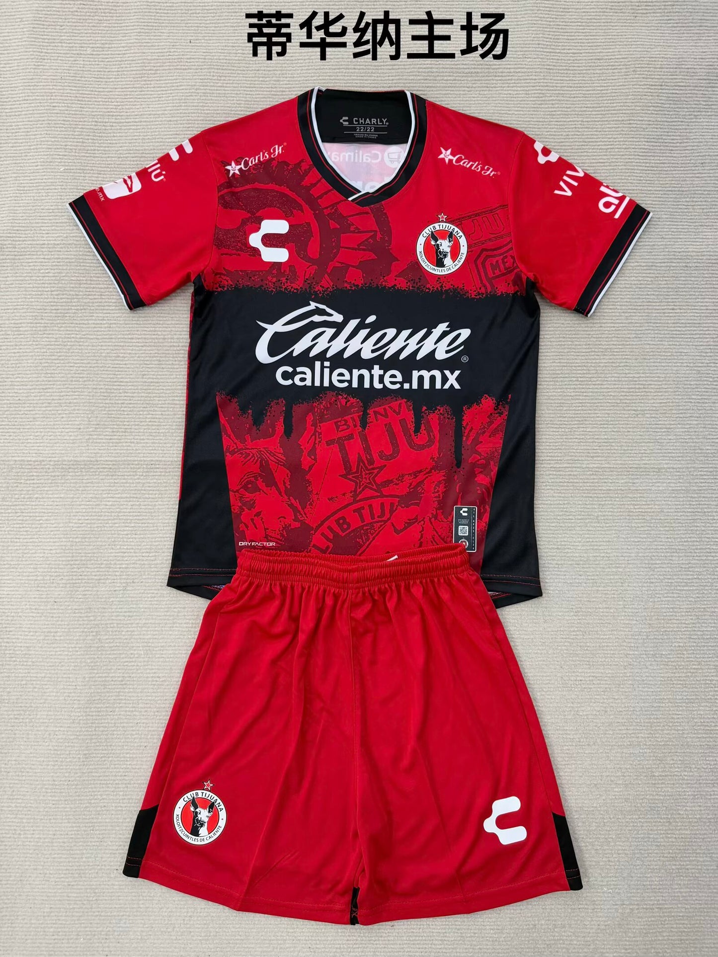Tijuana 2025/2026 Kids Home Fan Version Football Jersey