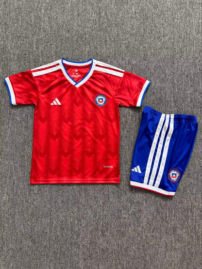 Chile 2026/2027 Kids Home Fan Version Football Jersey