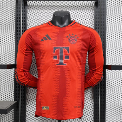 Bayern Munich 2024/2025 Home Long Sleeve Player Version Football Jersey
