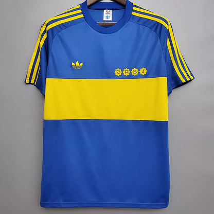 Retro Boca 1981 Home Fan Version Football Jersey