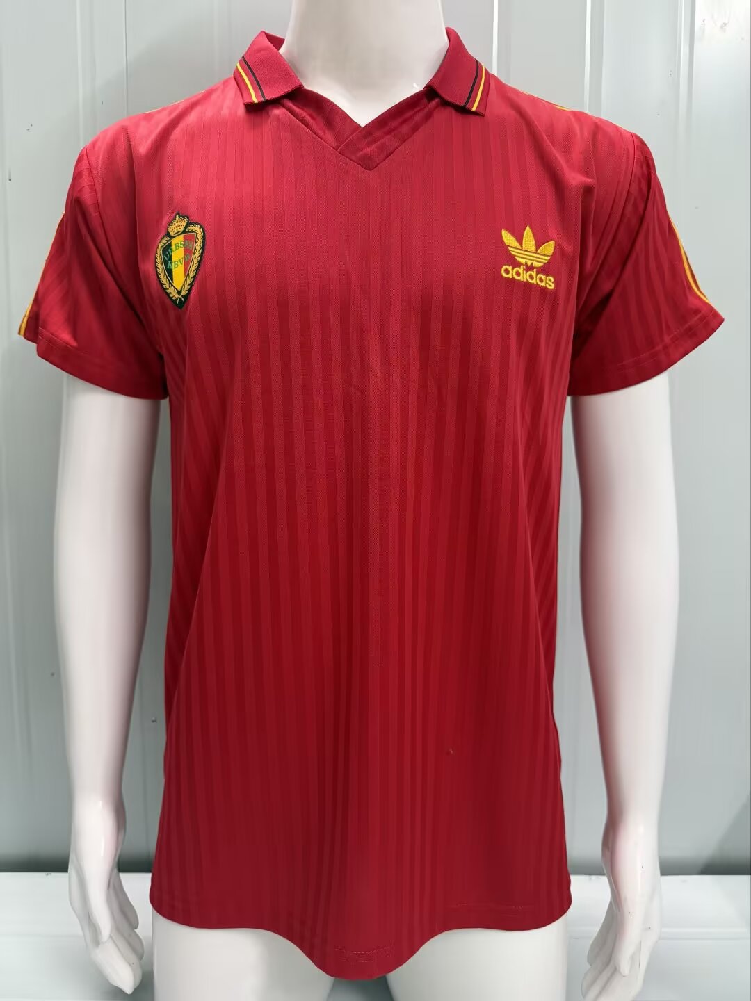 Retro Belgium 1990 Home Football Jersey