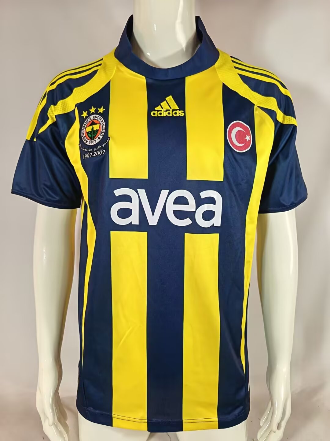 Retro Fenerbahce 2007/2008 Home Football Jersey