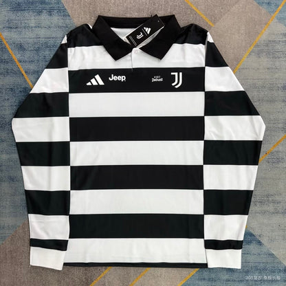 Juventus 2025/2026 Away Long Sleeve Fan Version Football Jersey