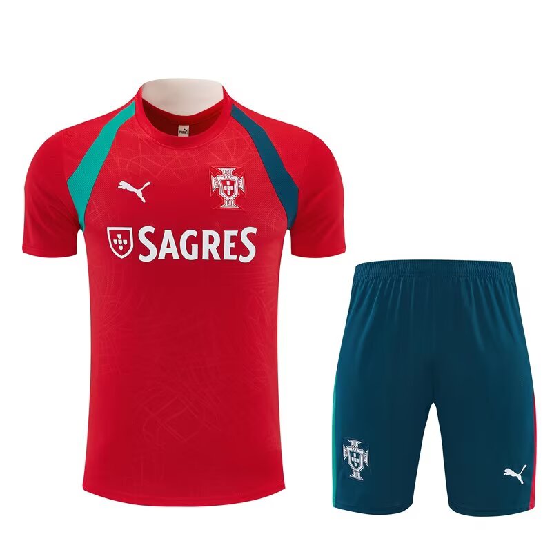 Portugal Training Sets Red (Kids And Man 16-2XL) Jersey 2026-2027