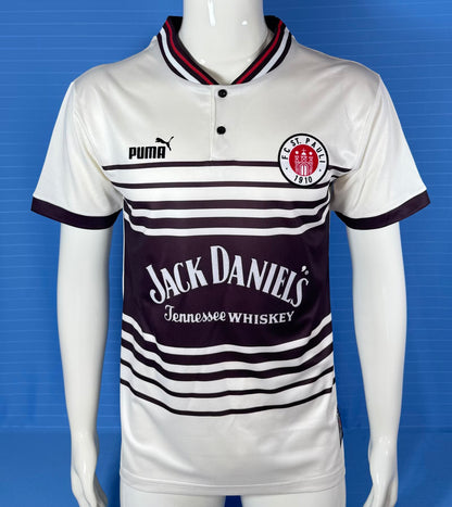 Retro Germany-Bundesliga 1997/1998 Away Fan Version Football Jersey