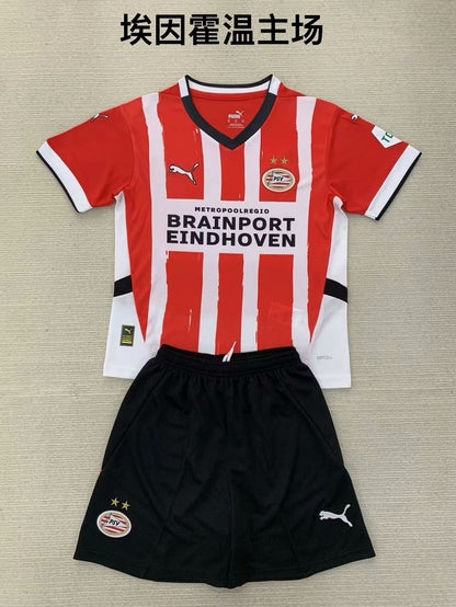 PSV eindhoven 2024/2025 Kids Home Football Jersey