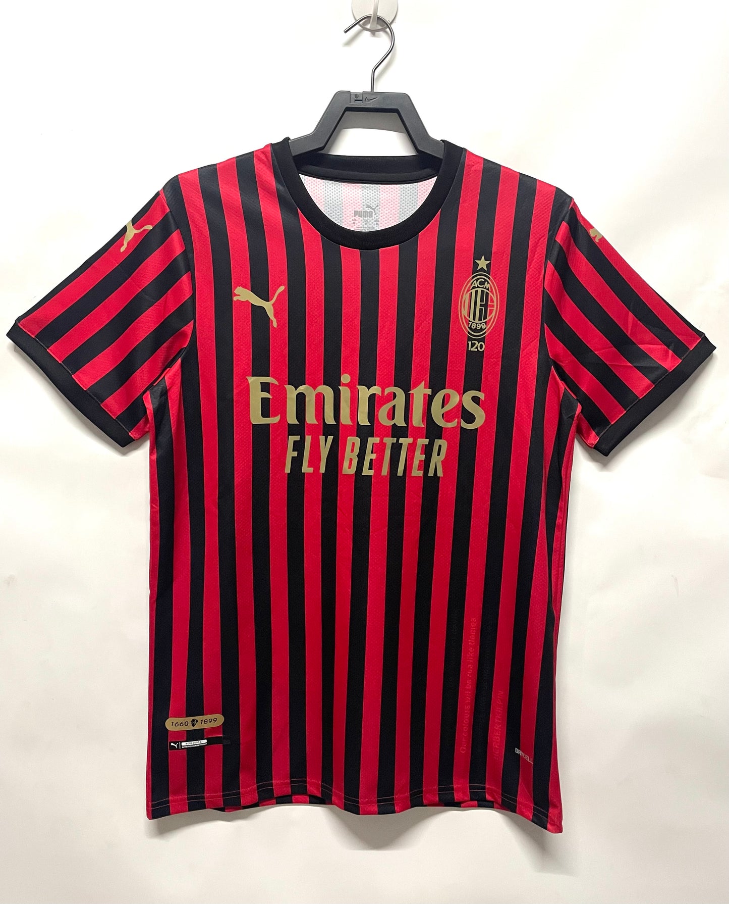 Retro AC Milan 1899/2019 Home Fan Version Football Jersey