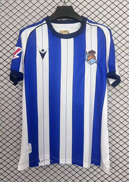Real Sociedad 2025/2026 Home Fan Version Football Jersey