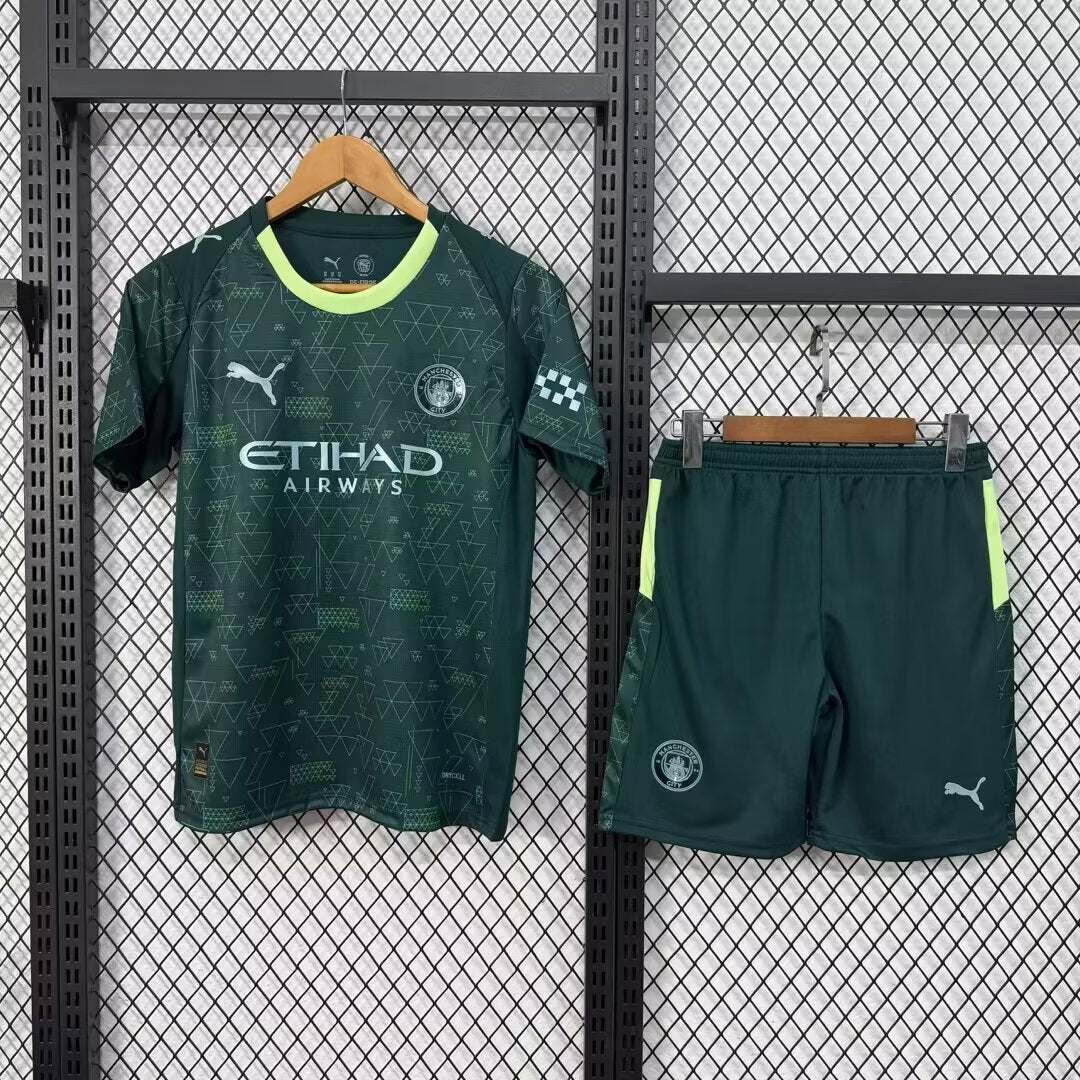 Manchester City 2025/2026 Third Away Fan Version Football Jersey