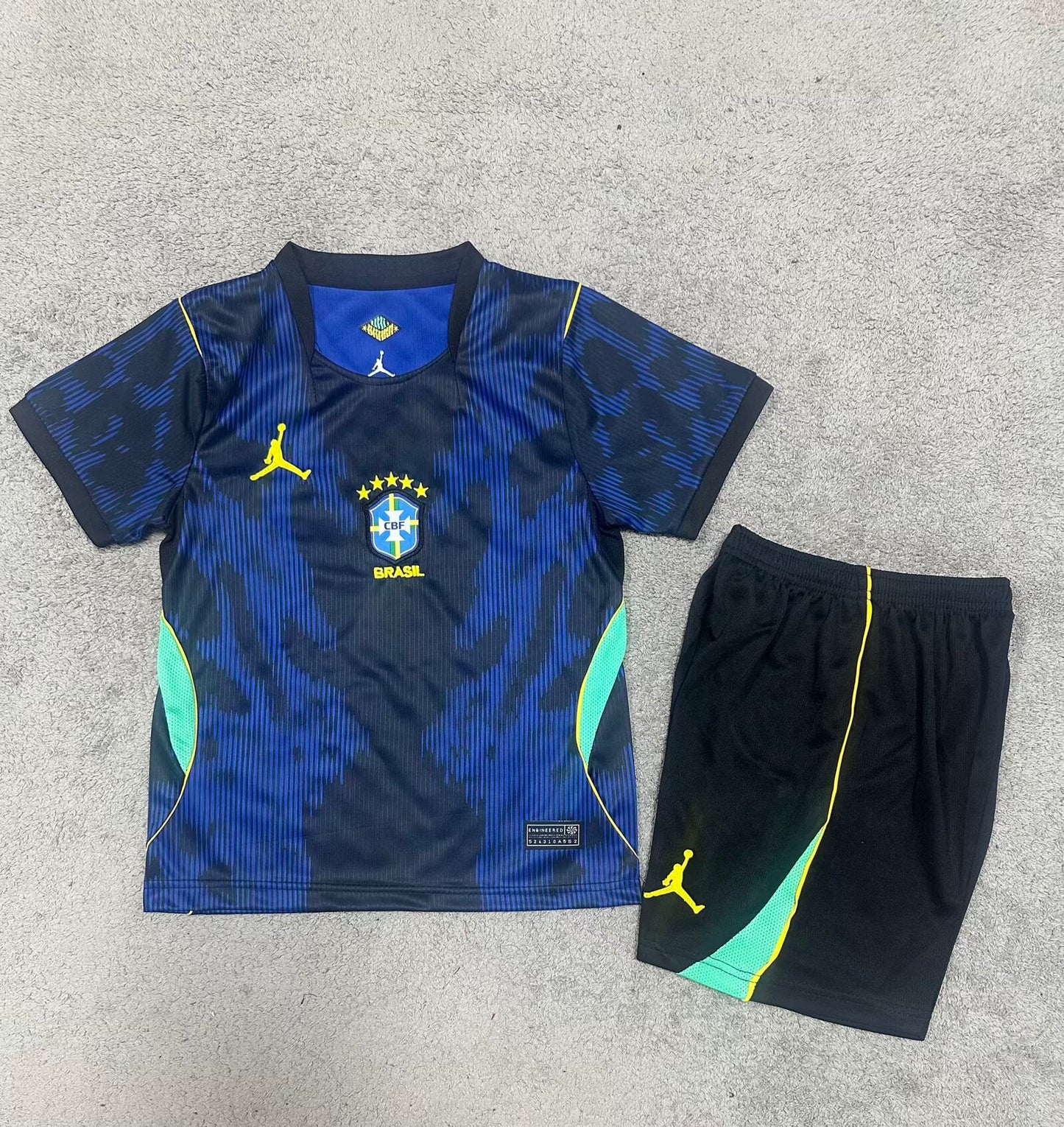 Brazil 2026/2027 Kids Away Fan Version Football Jersey