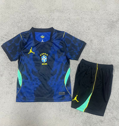 Brazil 2026/2027 Kids Away Fan Version Football Jersey