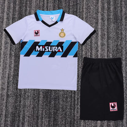 Retro Kids jerseys 1990/1991 Kids Away Football Jersey