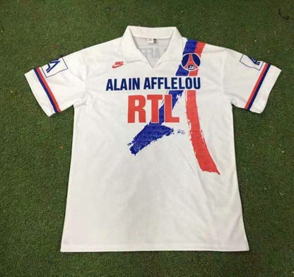 Retro PSG Paris 1990/1991 Away Fan Version Football Jersey