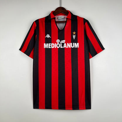 Retro AC Milan 1989/1990 Home Football Jersey