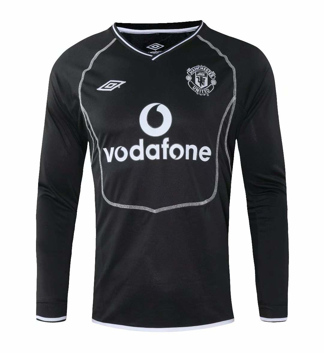 Retro Manchester united 2000 Away Long Sleeve Football Jersey
