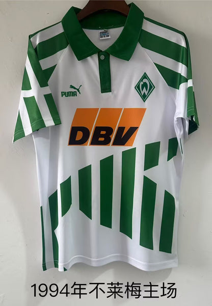 Retro Werder Bremen 1994 Home Football Jersey