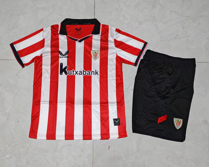 Bilbao Athletic Club 2025/2026 Kids Home Football Jersey