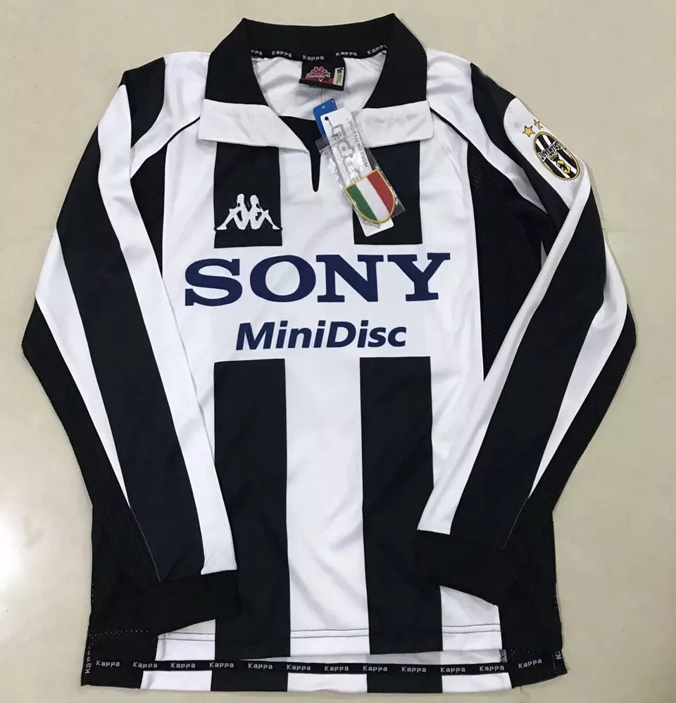 Retro Juventus 1997/1998 Home Long Sleeve Football Jersey