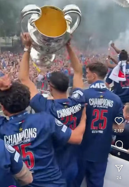 PSG Paris 2024/2025 Home Fan Version Football Jersey