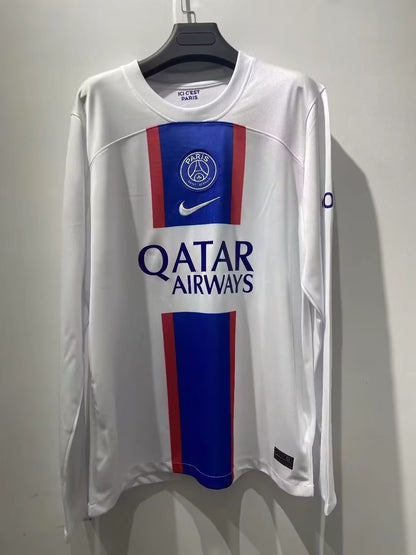 PSG Paris 2022/2023 Away Long Sleeve Fan Version Football Jersey