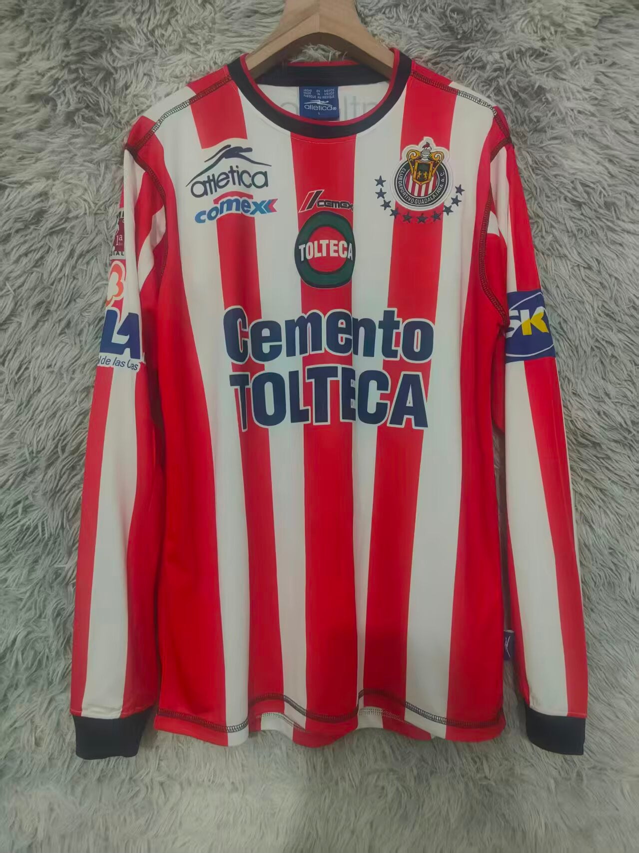 Retro chivas 2002/2003 Home Long Sleeve Football Jersey
