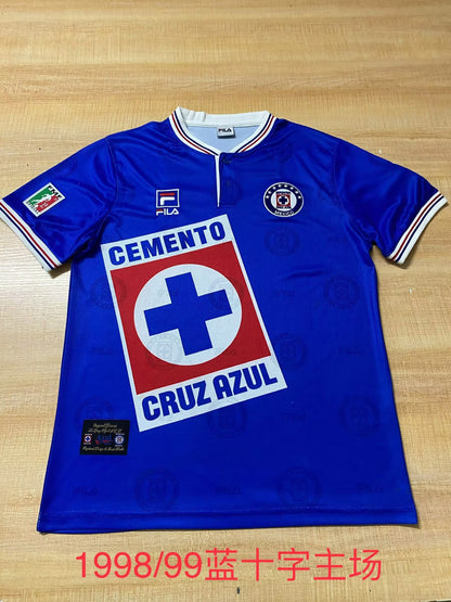 Retro Cruz Azul 1998/1999 Home Football Jersey