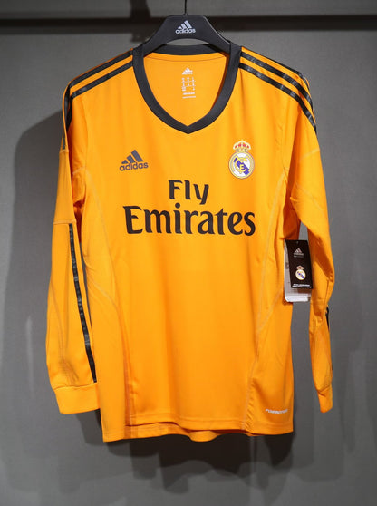 Retro real madrid 2013/2014 Third Away Long Sleeve Player Version Football Jersey