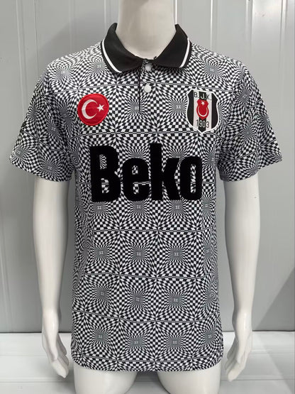 Retro Besiktas JK 1991/1992 Home Fan Version Football Jersey
