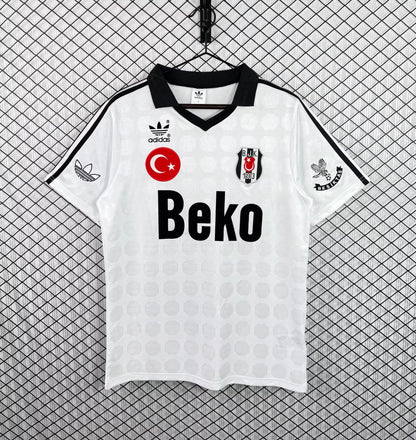 Retro Beşiktaş Home White Jersey 1990-1991