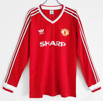 Retro Manchester united 1986/1988 Home Football Jersey