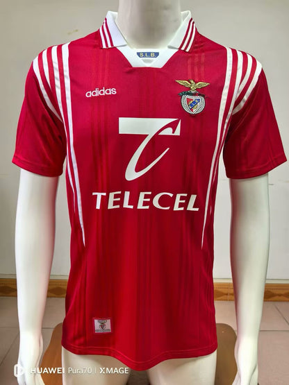 Retro Benfica 1997/1998 Home Fan Version Football Jersey