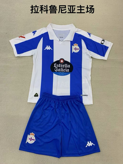 Deportivo 2024/2025 Kids Home Football Jersey