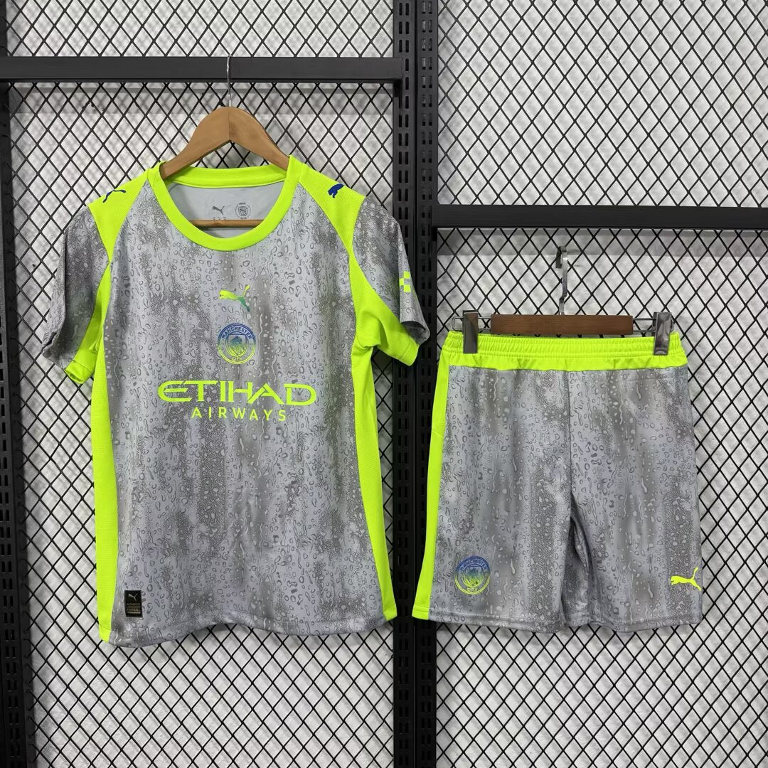 Manchester City 2025/2026 Third Away Fan Version Football Jersey