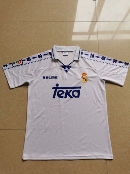 Retro real madrid 1996/1997 Home Football Jersey