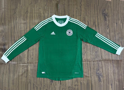 Retro Germany 2012 Away Long Sleeve Football Jersey