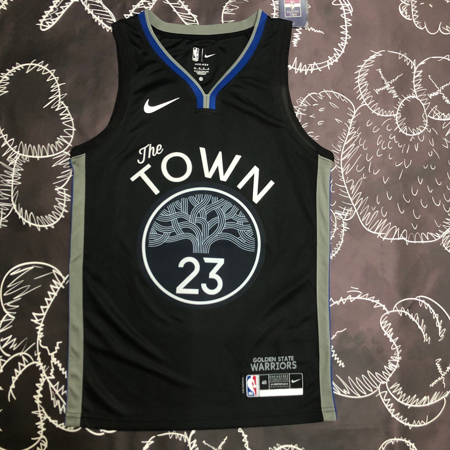 Retro Golden State Warriors 2020 Football Jersey