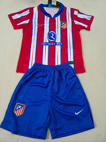 Atlético de Madrid 2024/2025 Kids Home Football Jersey