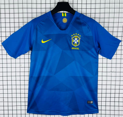 Retro Brazil 2018 Away Football Jersey
