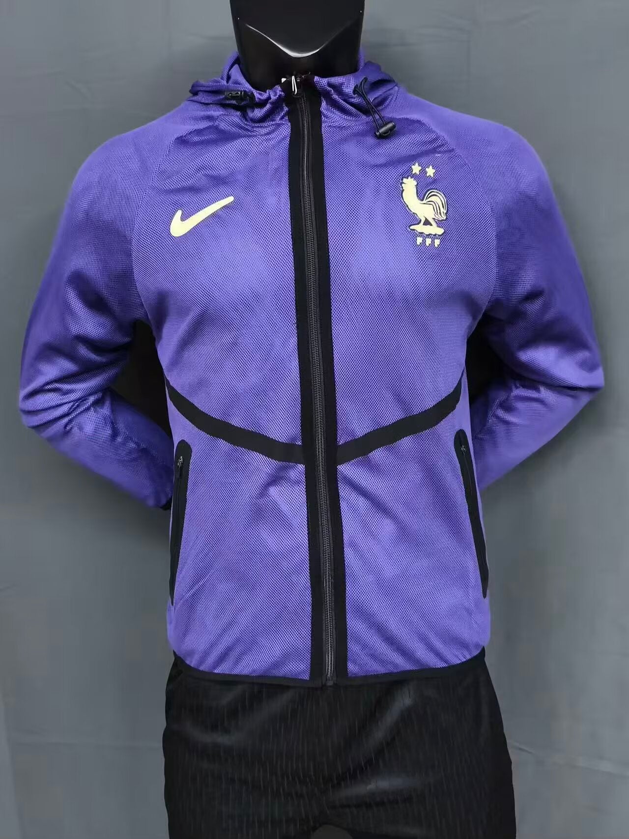 France Windbreaker Purple Jersey 2026-2027