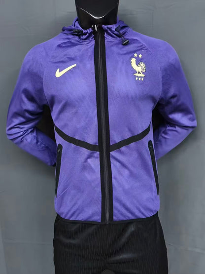 France Windbreaker Purple Jersey 2026-2027