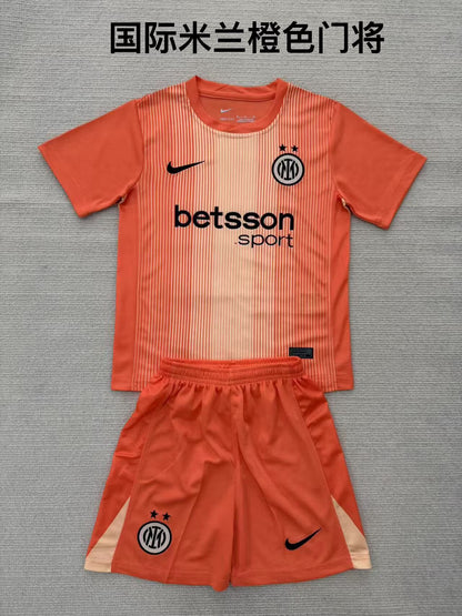 Kids jerseys 2025/2026 Kids Goalkeeper Fan Version Football Jersey