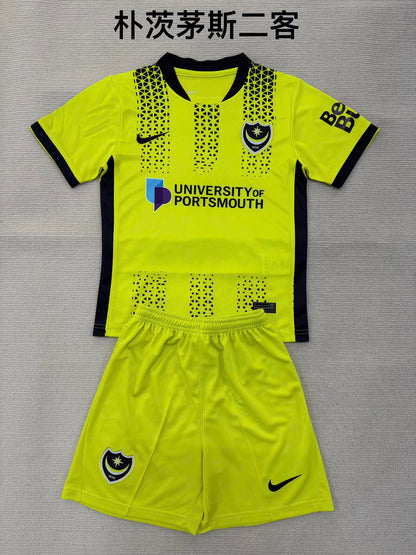 Premier- league 2025/2026 Kids Third Away Fan Version Football Jersey