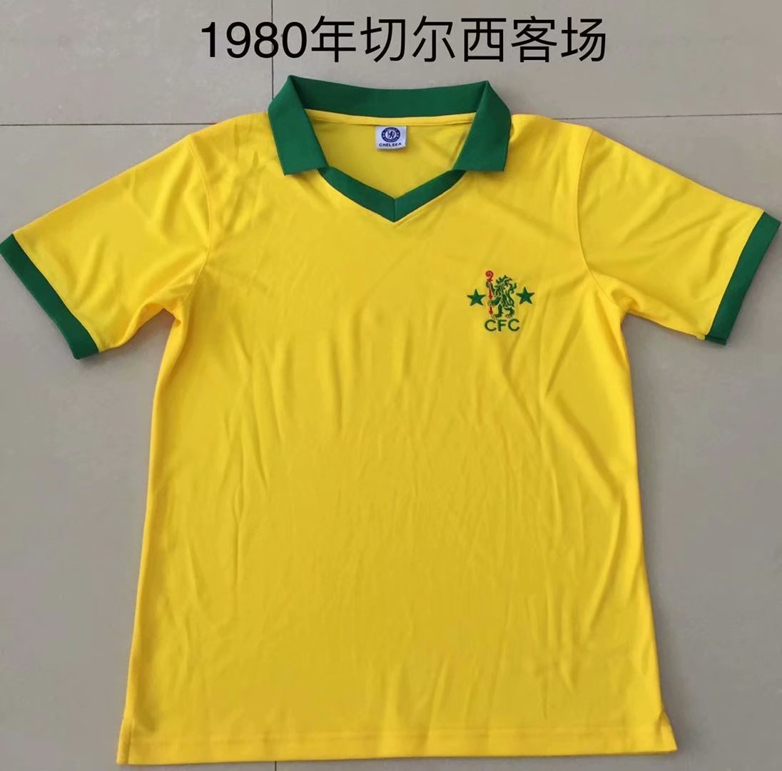 Retro Chelsea 1980 Away Football Jersey